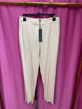 BCBGMaxAzria  2S05B13 color Sand Linen Viscose  Pants NWT